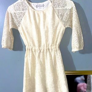 Off White Mudd Dress Girls Size 7